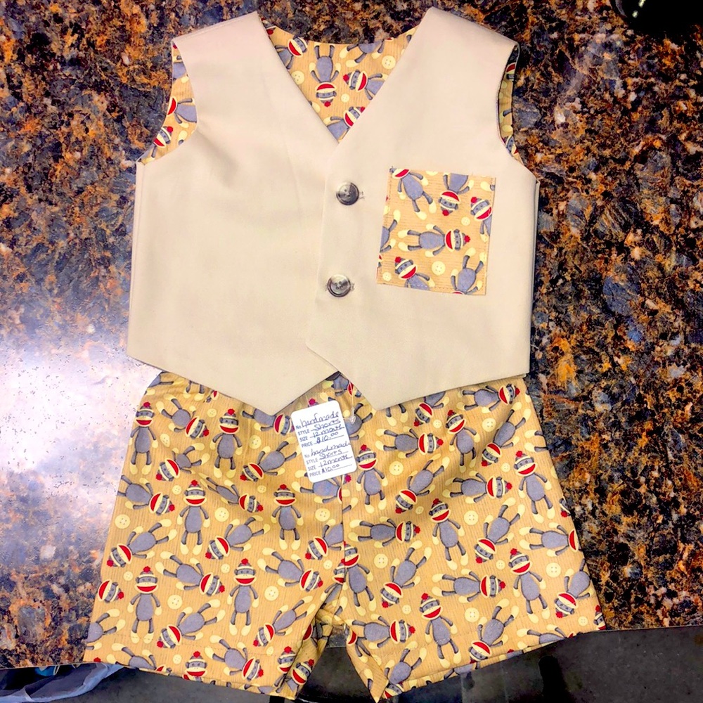 Happy Monkey 🙉 fabric print